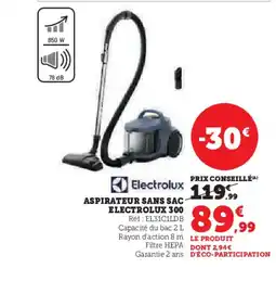 Hyper U ELECTROLUX Aspirateur sans sac offre