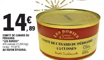 E.Leclerc Confit de Canard Du Périgord offre