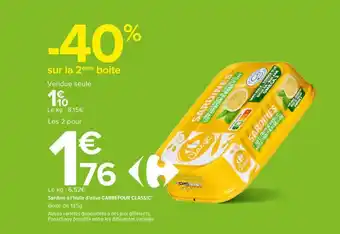 Carrefour Sardine à l'huile d'olive CARREFOUR CLASSIC offre