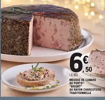 E.Leclerc Mousse de Canard Au Porto offre