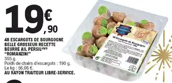 E.Leclerc 48 Escargots de Bourgogne offre
