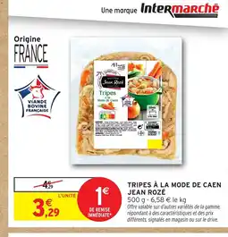 Intermarché JEAN ROZÉ Tripes à la mode de caen offre