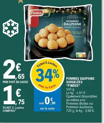 E.Leclerc Pommes Dauphine offre
