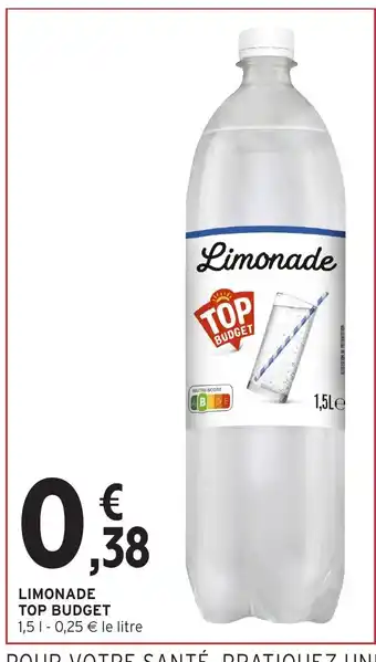 Intermarché TOP BUDGET Limonade offre