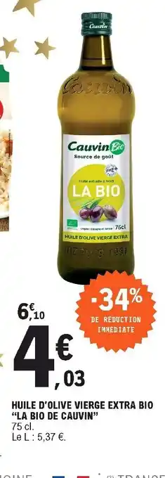 E.Leclerc Huile d'Olive Vierge Extra Bio offre
