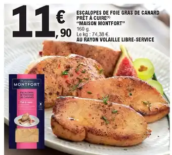 E.Leclerc Escalopes de Foie Gras de Canard offre