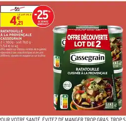 Intermarché CASSEGRAIN Ratatouille à la provençale offre