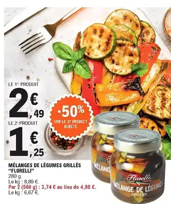 E.Leclerc Mélanges de Légumes Grillés offre