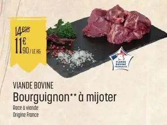 E.Leclerc Viande bovine : bourguignon** à mijoter offre