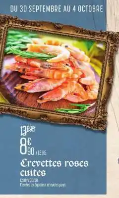 E.Leclerc Crevettes Roses Cuites offre