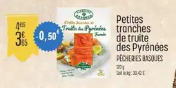 E.Leclerc Petites tranches de truite des Pyrénées offre