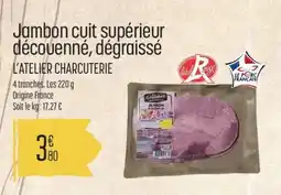E.Leclerc Jambon cuit supérieur découpenné, dégraissé offre