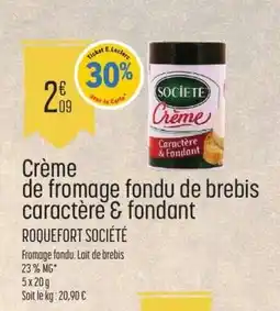 E.Leclerc Crème de fromage fondu de brebis caractère & fondant offre