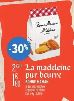 E.Leclerc La madeleine pur beurre offre