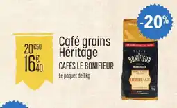 E.Leclerc Café grains Héritage offre