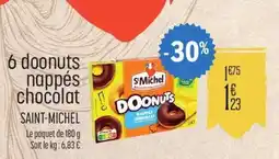 E.Leclerc 6 doonuts nappés chocolat offre