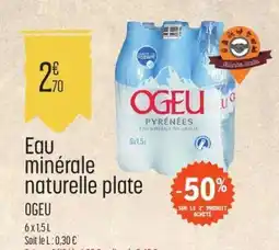 E.Leclerc Eau minérale naturelle plate OGEU offre