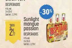 E.Leclerc Sunlight mangue passion DESPERADOS offre