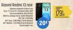 E.Leclerc Xiaomi Redmi 13 noir offre