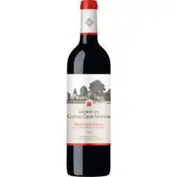 Carrefour Market BORDEAUX SUPÉRIEUR Réserve du Château Croix-Mouton offre