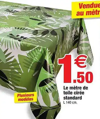 Bazarland Le Mètre De Toile Cirée Standard offre