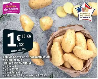 E.Leclerc Pomme de terre de consommation à chair ferme offre
