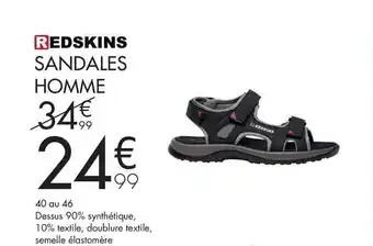Gémo Sandales Homme Redskins offre