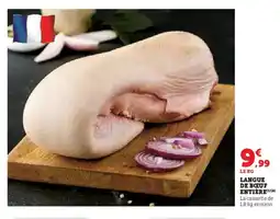 Hyper U Langue de bœuf entière offre
