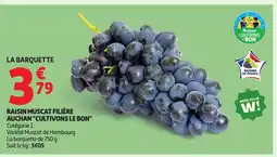 Auchan Raisin muscat filière auchan cultivons le bon offre