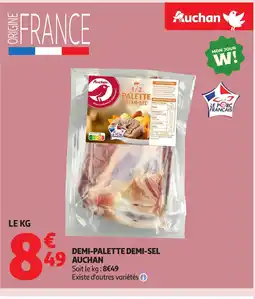 Auchan AUCHAN Demi-palette demi-sel offre
