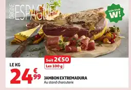 Auchan Jambon extremadura offre