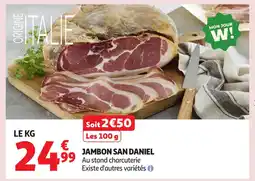 Auchan Jambon san daniel offre