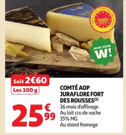 Auchan Comté aop juraflore fort des rousses offre