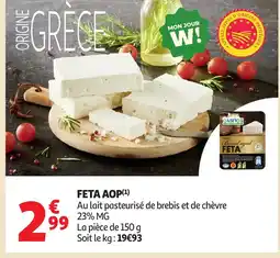 Auchan Feta aop offre