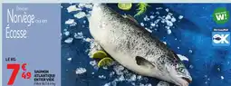 Auchan Saumon atlantique entier vidé offre