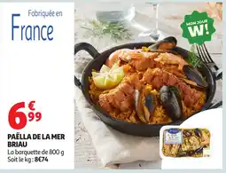 Auchan Paëlla de la mer briau offre