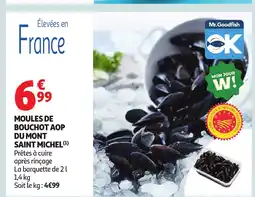 Auchan Moules de bouchot aop du mont saint michel offre