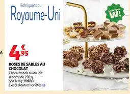 Auchan Roses de sables au chocolat offre