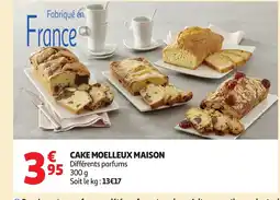 Auchan Cake moelleux maison offre