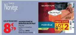 Auchan DELPEYRATSaumon fumé norvège offre