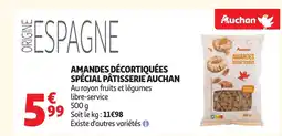 Auchan AUCHAN Amandes décortiquées spécial pâtisserie offre