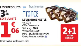 Auchan LE VIENNOIS Nestlé offre