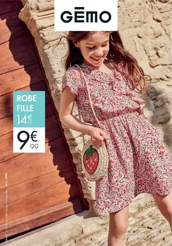 Gémo Robe Fille Gemo offre