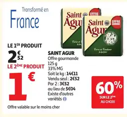 Auchan SAINT AGUR offre