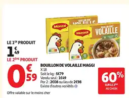 Auchan MAGGI Bouillon de volaille offre