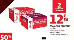 Auchan COCA-COLA Canettes offre