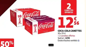 Auchan COCA-COLA Canettes offre