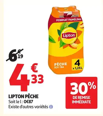 Auchan LIPTON Pêche offre