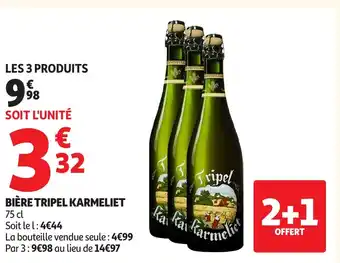 Auchan TRIPEL KARMELIET Bière offre