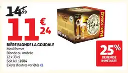 Auchan LA GOUDALE Bière blonde offre